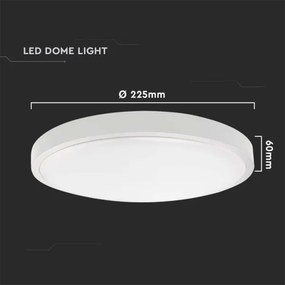 LED fürdőszobai mennyezeti lámpa szenzorral LED/18W/230V 4000K IP44 fehér