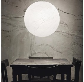 Ideal Lux - Csillár zsinóron CARTA 1xE27/25W/230V átm. 50 cm fehér