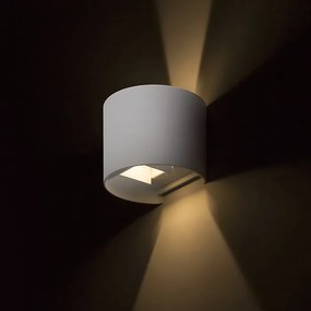 RENDL TITO R fali lámpa fehér 230V LED 6W IP54 3000K