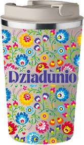 Prémium termo bögre Bézs Nagypapa ajándék nagypapa napjára KT_180_b