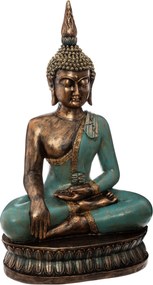 Buddha Figura Polyresin Dekoráció 42x72,5 CM Nappali Dekoráció