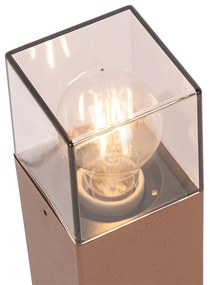 Ipari kültéri állólámpa rozsdabarna 50 cm IP44 - Denmark