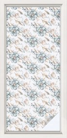 Szélvédőfólia Ablak Adatvédelem Virágos elegancia 50x116