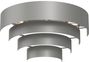 Fali lámpa RINGS 2xE27/15W/230V szürke