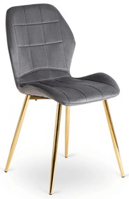 Étkezőgarnitúra 4 db. Szürke Irys székkel. Asztal: TINGA 100 cm