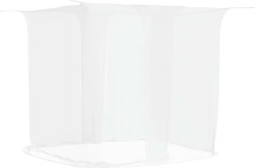 vidaXL fehér lógó szúnyogháló 156 hálószem 220x150x180 cm
