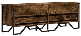 füstös tölgy színű szerelt fa TV-szekrény 122 x 34 x 41 cm