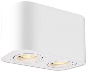 Rabalux 2054 - Spotlámpa KOBALD 2xGU10/42W/230V fehér