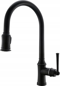 Konyhai csaptelep fekete Retro Dena Black Mat Ww