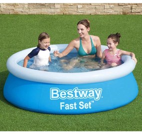 Bestway Fast Set kék kerek felfújható medence 183 x 51 cm