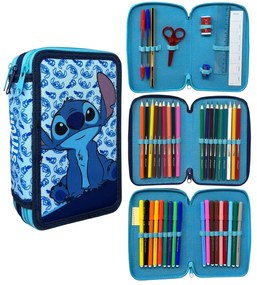 Disney Lilo és Stitch, A csillagkutya Happy tolltartó töltött 3 emeletes