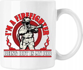 Tűzoltó bögre Mentő 2 Fehér 330ml