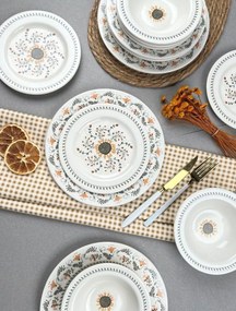 24 részes porcelán étkészlet