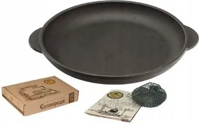 Öntöttvas serpenyő, átmérője 18 cm, magassága 2,5 cm