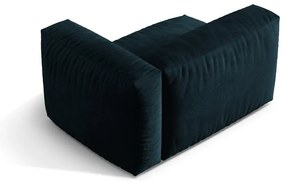 Sötétkék bársony kanapé modul (jobb oldali) Martina – Micadoni