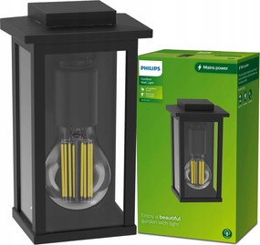 LED-es kerti lámpa Homlokzati fali lámpa Mirth E27 IP44 Lámpa Philips