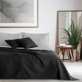 DecoKing Axel ágytakaró szürke/fekete, 170 x 210 cm, 170 x 210 cm