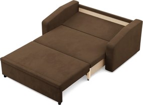 Zeus kanapé, szövet anyag, hab töltet, döntött kartámasz, barna