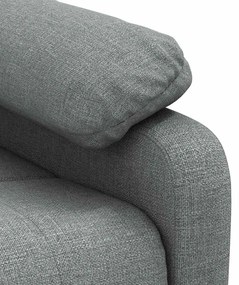 sötétszürke szövet dönthető fotel