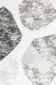 Modern Szőnyeg Szürke Krém Arany Vakolat Kavicsok Verano Nappaliba 140x190 cm