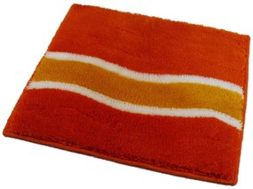 Fürdőszoba-szőnyeg LAVELLO Narancssárga - Narancssárga / 60 x 60 cm WC