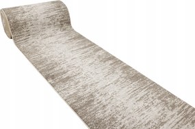 Futószőnyeg Szőnyeg 80cm széles Bézs Barna Koptatott Minta Aqua Beton