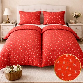 Vörös Márta pamut ágyneműhuzat 140x200cm+90x70cm TiaHome