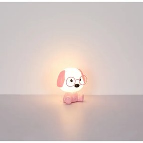 Globo 21761P - LED töltős gyerek éjjeli lámpa PUPPY 1W/5V 500 mAh rózsaszín