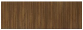 füstös barna tölgyszínű szerelt fali fejtámla 240 x 1,5 x 80 cm