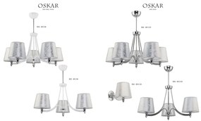 Jupiter 1512 - OR 3 bi - Csillár rúdon OSKAR 3xE27/60W