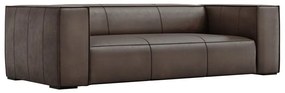 Barna bőr kanapé 227 cm Madame – Windsor &amp; Co Sofas