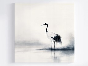 Vászonkép Canvas Rajz Grafika B&w Madár Gém Állatvilág Természet 40x40