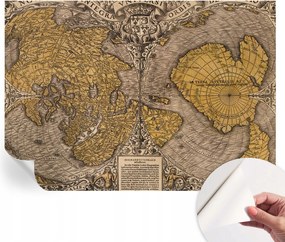 Divatos öntapadós tapéta Fali furnér Történelmi térképészet 208x146