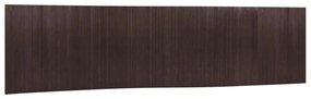 sötétbarna bambusz térelválasztó 165 x 800 cm