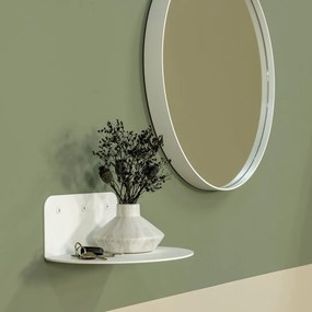 Fehér fém fali polc 30 cm Flex – Spinder Design