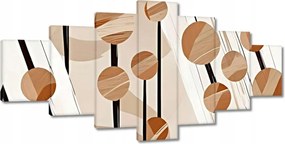 Vászonképek 210x100 Bézs az oszlopokon