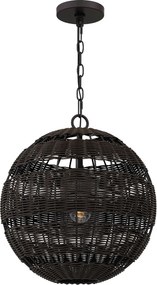 Quoizel boho kültéri függeszték lindendale barna elsqz-lindendale-pwt IP44