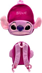 Disney Lilo és Stitch, A csillagkutya Angel 3D plüss hátizsák, táska 30 cm
