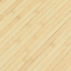 Világos természetes bambusz térelválasztó szélessége 600 cm magassága 165 cm