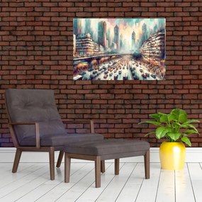 Kép - Városi élet (90x60 cm)