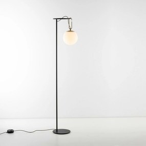 Artemide nh 22 modern állólámpa fúvott üvegből és sárgarézből, E27