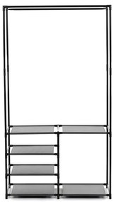Fekete Fém Ruhafogas. GD-172 BK