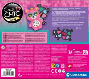 Crazy Chic Teddy maci formájú sminkszett Clementoni