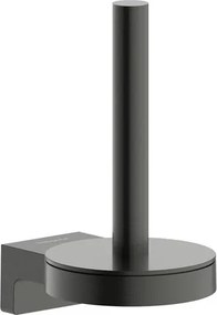 Hansgrohe AddStoris S wc papír tartó csiszolt fekete króm színű 41786340