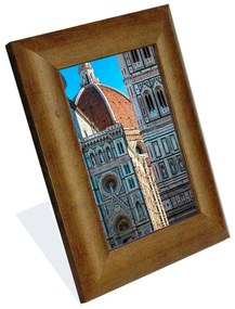 Firenze képkeret világosbarna + paszpartu
