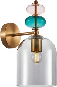 Italux Busco WL-30263-1B-BRO-SG Fali lámpa 1x40W/E27 IP20