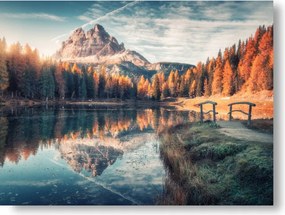 Tó Hegyek Erdő poszter 30x40 cm nyomtatás kép #132