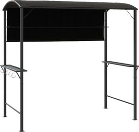 vidaXL antracitszürke pavilon tetővel 220 x 110 x 200 cm