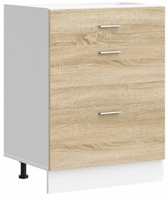 vidaXL “Lyon” konyhai alapszekrény Sonoma Oak Engineered Wood