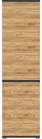 Ruhásszekrény tölgyfa dekorral 54x200 cm Lissabon - Germania